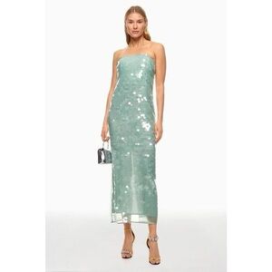 Staud Casey Dress in Mist